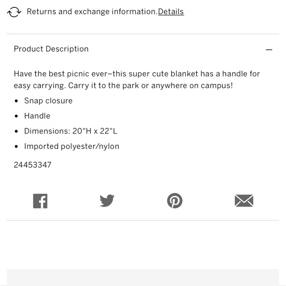 VS PINK olive green cooler tote & outdoor blanket - Picture 8 of 8